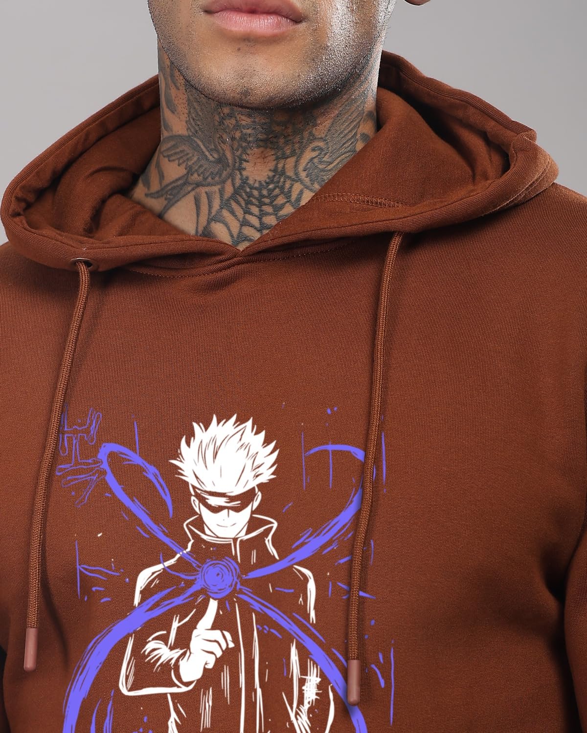 ADRO Anime Hoodies for Men, 320 GSM Soft Fabric, Long Lasting Anime Printed Hoodie for Winter | Mens Hoodies | Sweatshirt for Me
