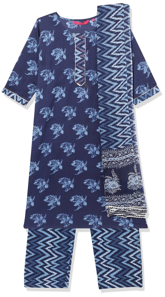 anubhutee Women's Cotton Regular Kurta Sets