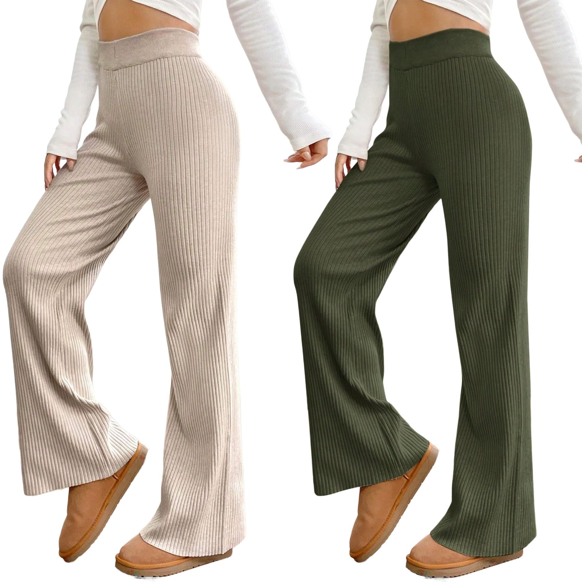 Tee Projekt Regular Fit Trousers for Women | Casual Trousers for Women Beige -Olive