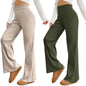 Tee Projekt Regular Fit Trousers for Women | Casual Trousers for Women Beige -Olive