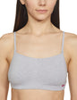 Enamor Womens Stretch Wire Free Enamor A022 Basic Cotton Cami with Detachable Straps Bra-Non-Padded, Wirefree, High Coverage Fu