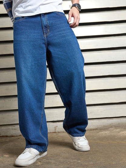 High Star MenS Relaxed Jeans (Hsmjns2412_Blue