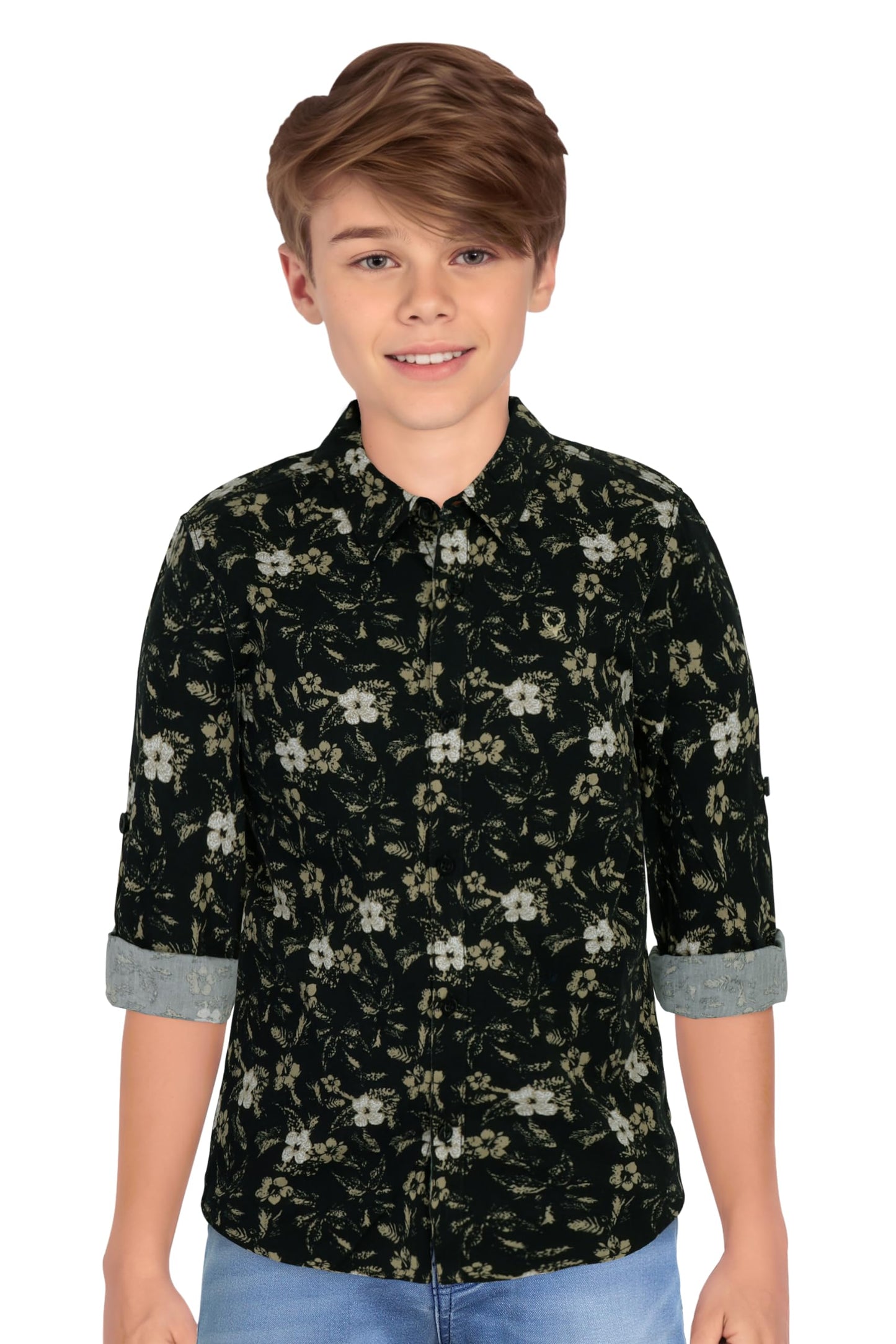 Allen Solly Boys Slim Fit Printed Casual Jacket