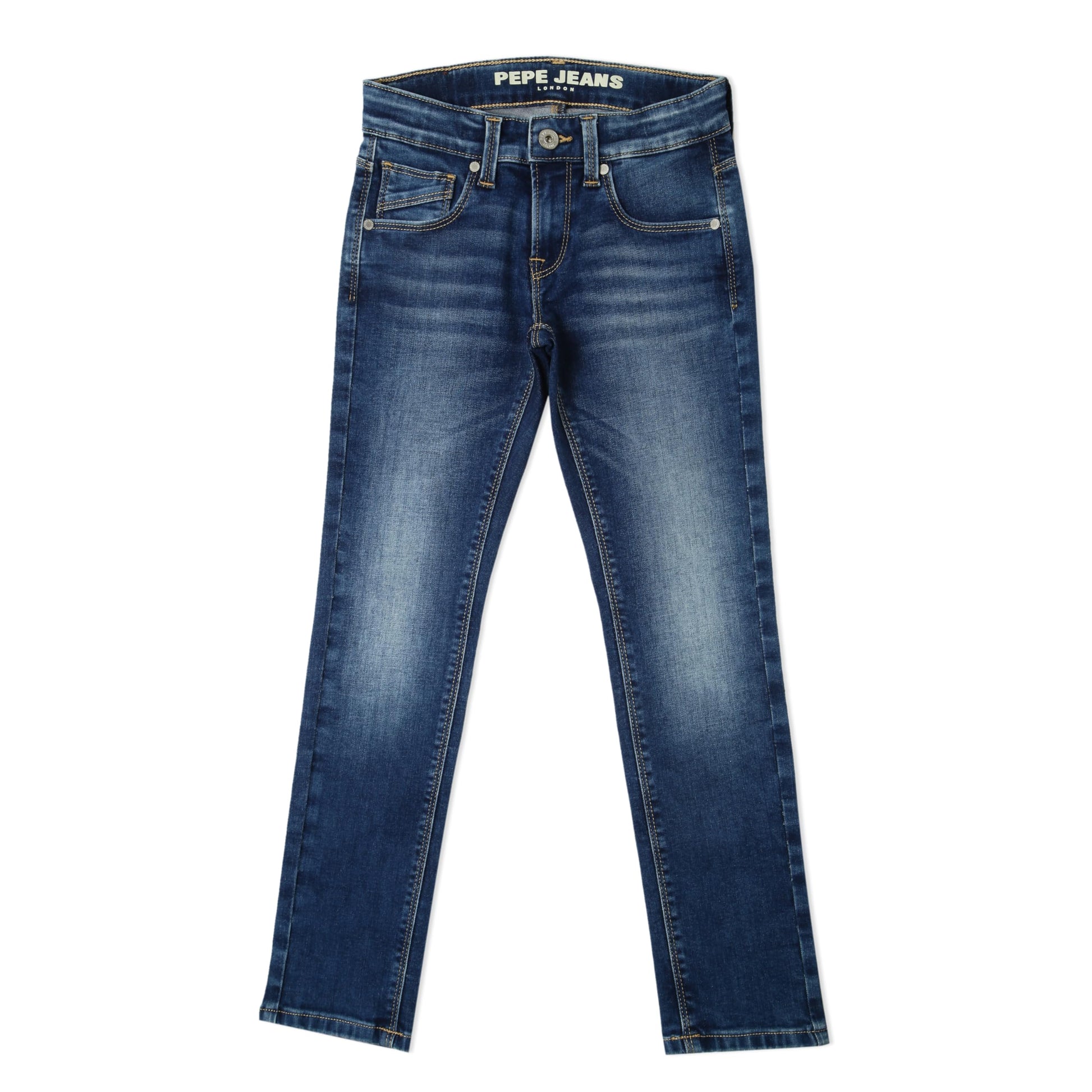 Pepe Jeans Cashed Mid Waist Slim Fit Denim, Med Used, 16