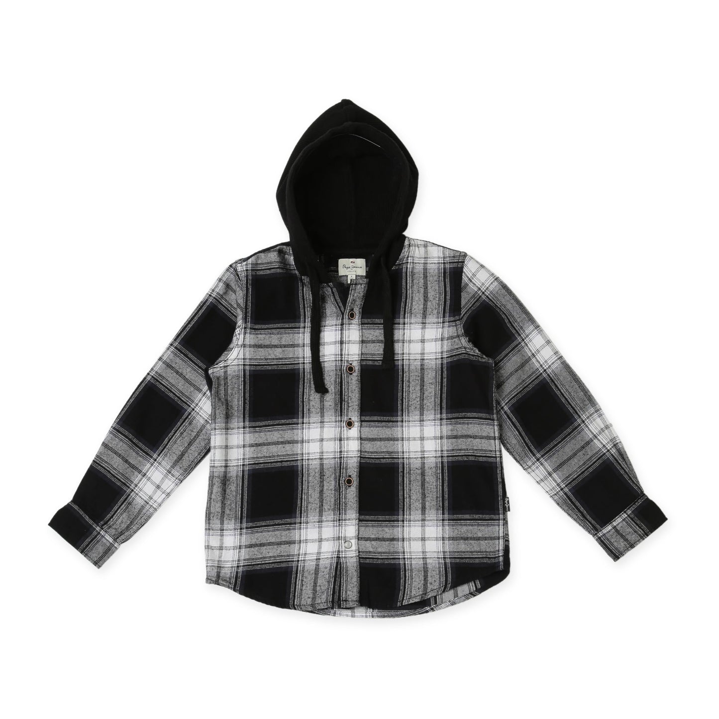Pepe Jeans BoyS Cotton Collared Neck Shirt (Pb302358_Black_6)