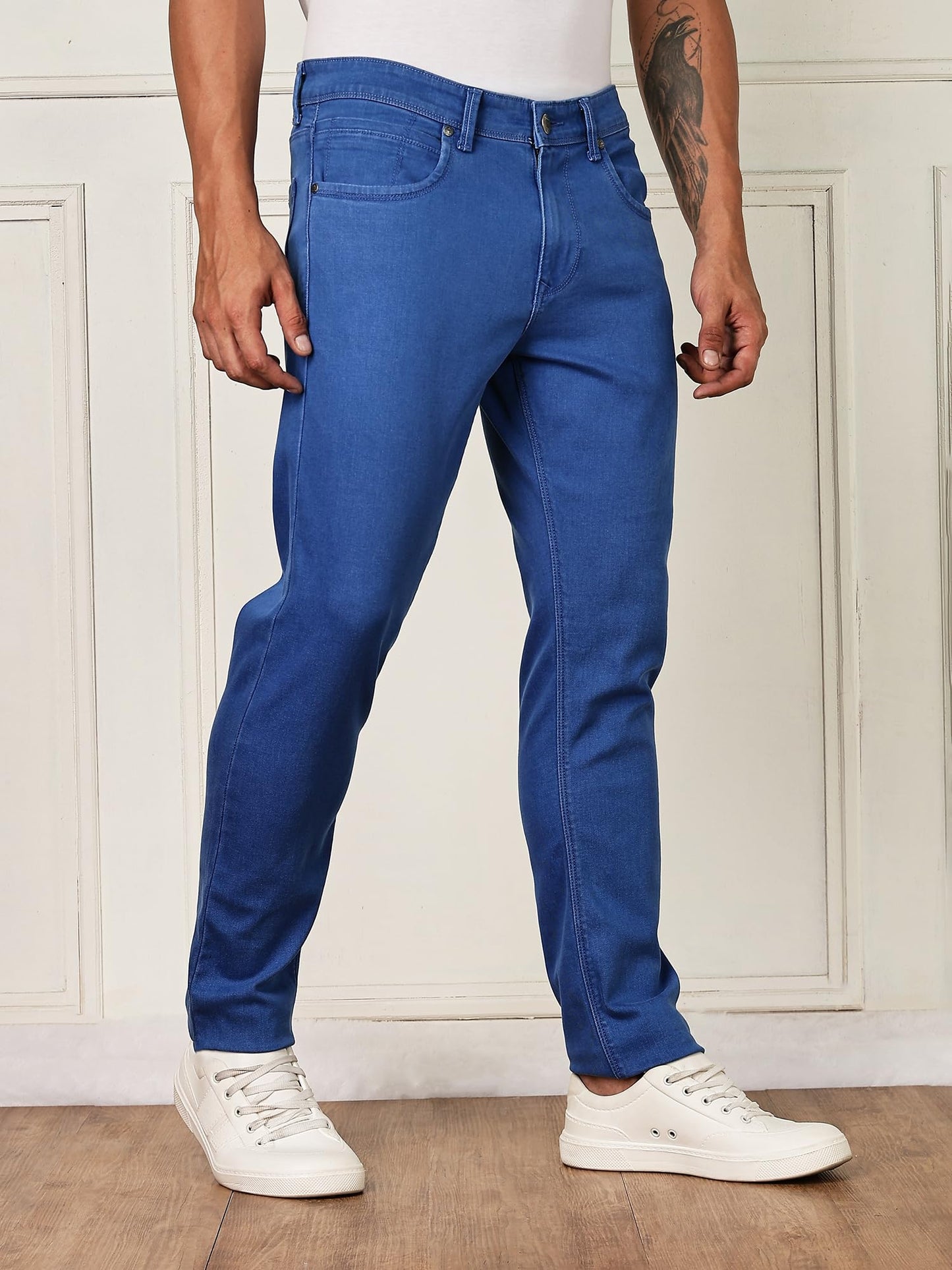 Thomas Scott Mens Regular Jeans (TSJ344_Light Blue1