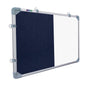 Eduway 1.5X2 Ft. Combination Board Non Magnetic Whiteboard With Blue Pin-Up Notice Board With 30 Push Pins For Home, Office & Sc
