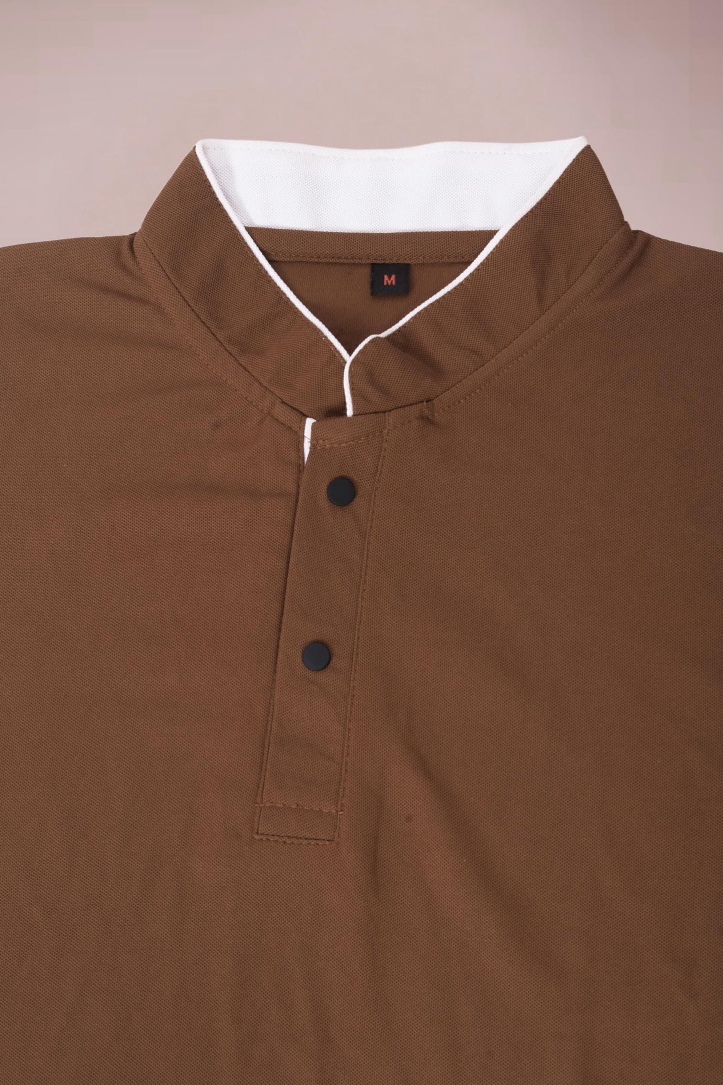 Baghadbillo MenS And BoyS Polyster T-Shirt With Mandarin Collared Neck Half Sleeves Closuer Button And Regular Fit | Polo T Sh