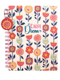 Doodle Hardbound Spiral Notebook Diary With Bookmark Dangler And 100+ Stickers | B5 | 160 Undated Ruled Pages | 80 Gsm Acid Free