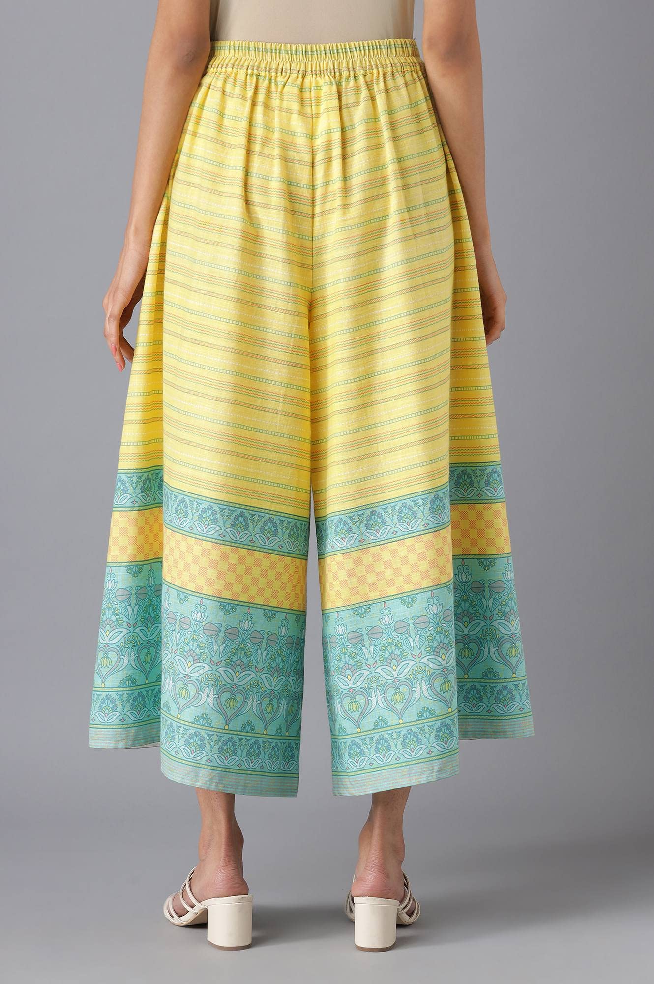 Aurelia Pure Cotton Strechable Culotte for Women | Ankle Length Culotte for Women | Pure Cotton Culotte for Women