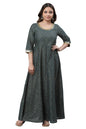 Aurelia Women Cotton Kurta 23AUA14540-507312-Green-XXL