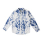 Pepe Jeans Ryder Ls Tie Dye Printed Shirt, Blue, 6