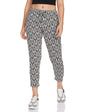 Enamor Essentials Womens Mid Rise 7/8th Relaxed Fit Soft & Drapey 4 Way Stretch Viscose Spandex Lounge Pants with 2 Side Pocket