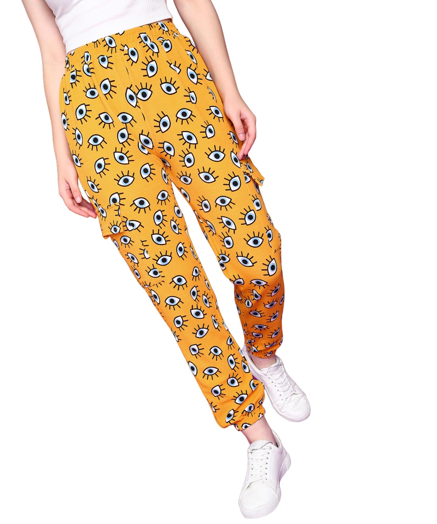POPWINGS Casual Printed Joggers for Women || Latest Stylish Western Women Joggers for Summer || Pull-On Women Joggers Pants || W