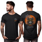 Peppyzone Mens Regular Fit T-Shirt (PZ-Trendy-50_Black