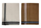 Prakasam Cotton Mens Colour Thalapathi Border Single Dhoti/Size1.28X2.00 Mtrs/Combo Pack Of 2 Dhoties