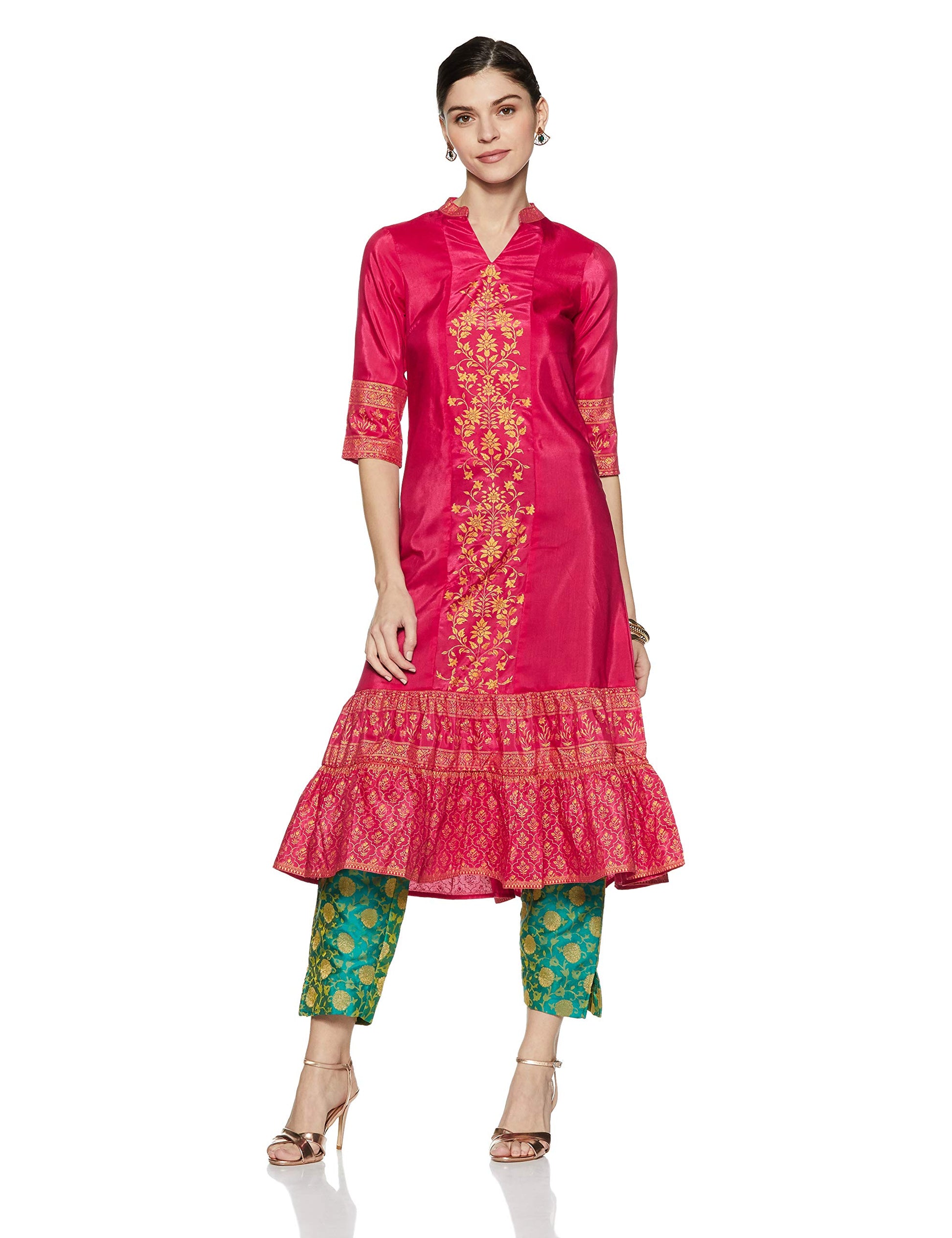 Aurelia Women's Synthetic Kurta