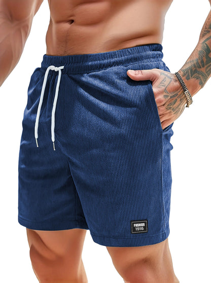 Peppyzone Mens (S to 5XL) Textured Stretchable Dry Fit Polyester Sports Shorts for Men, Activewear Shorts for Men (in, Alpha, M