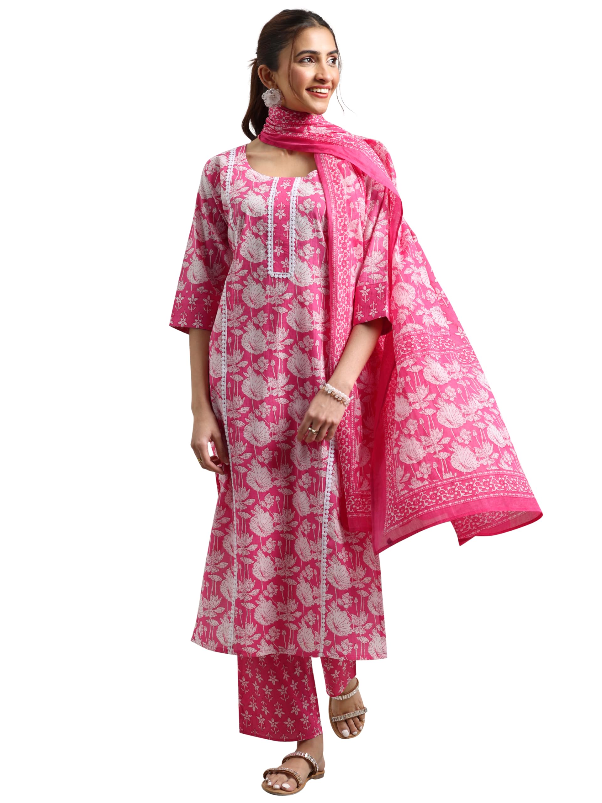 Libas WomenS Cotton Kurta Sets (400154Or