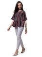 OOMPH! Peplum Tops for Women, Multi - mt375