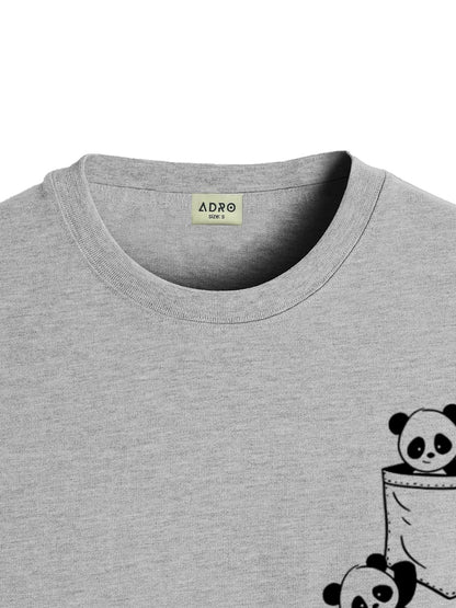 ADRO Tshirt for Men | Printed T Shirt for Men | 100% Cotton T-Shirt |Printed T Shirt | T-Shirts | RN24-POC
