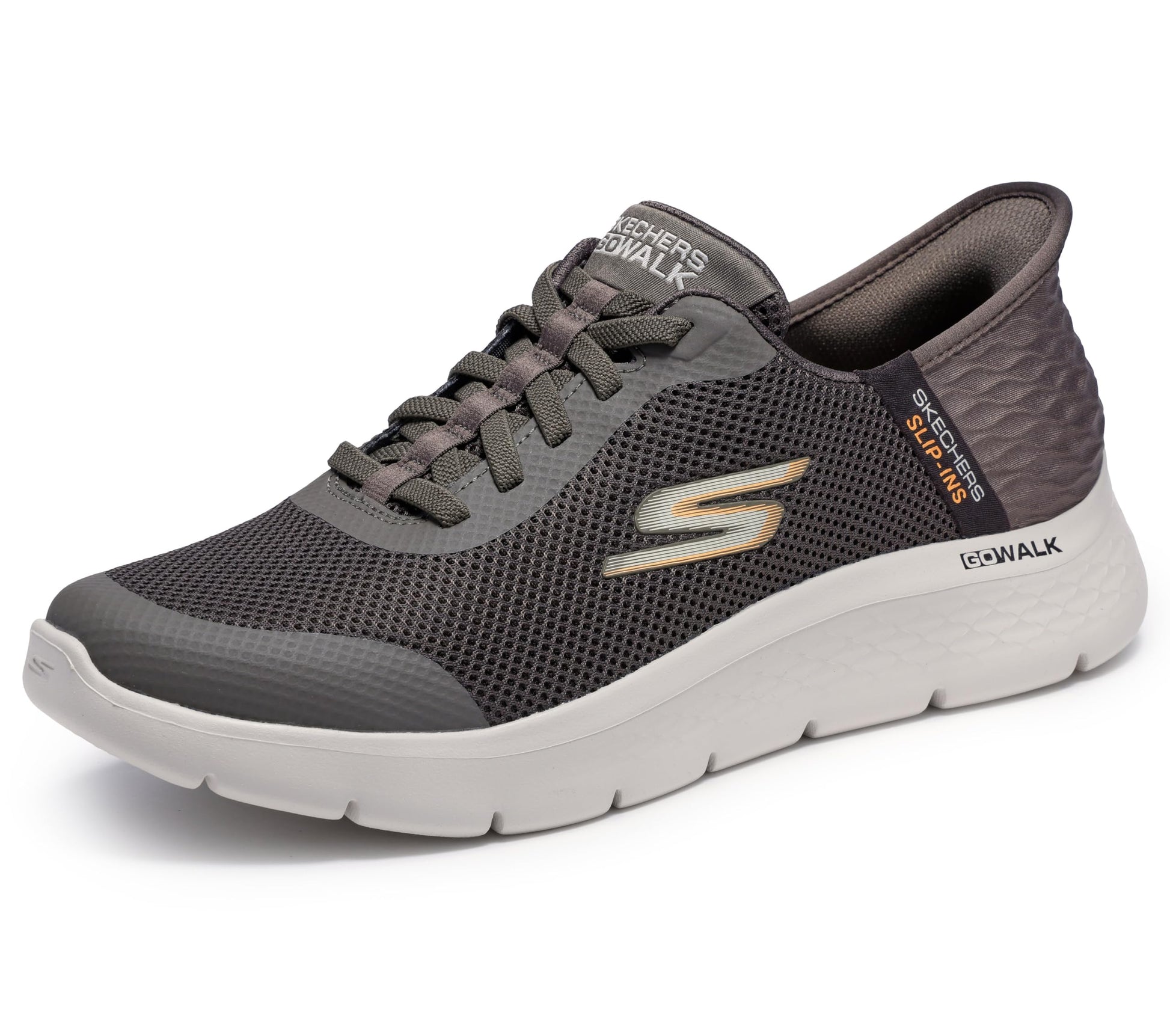 Skechers Men Go Walk Flex Hands Up Hands Free Slip Ins Sports Shoes