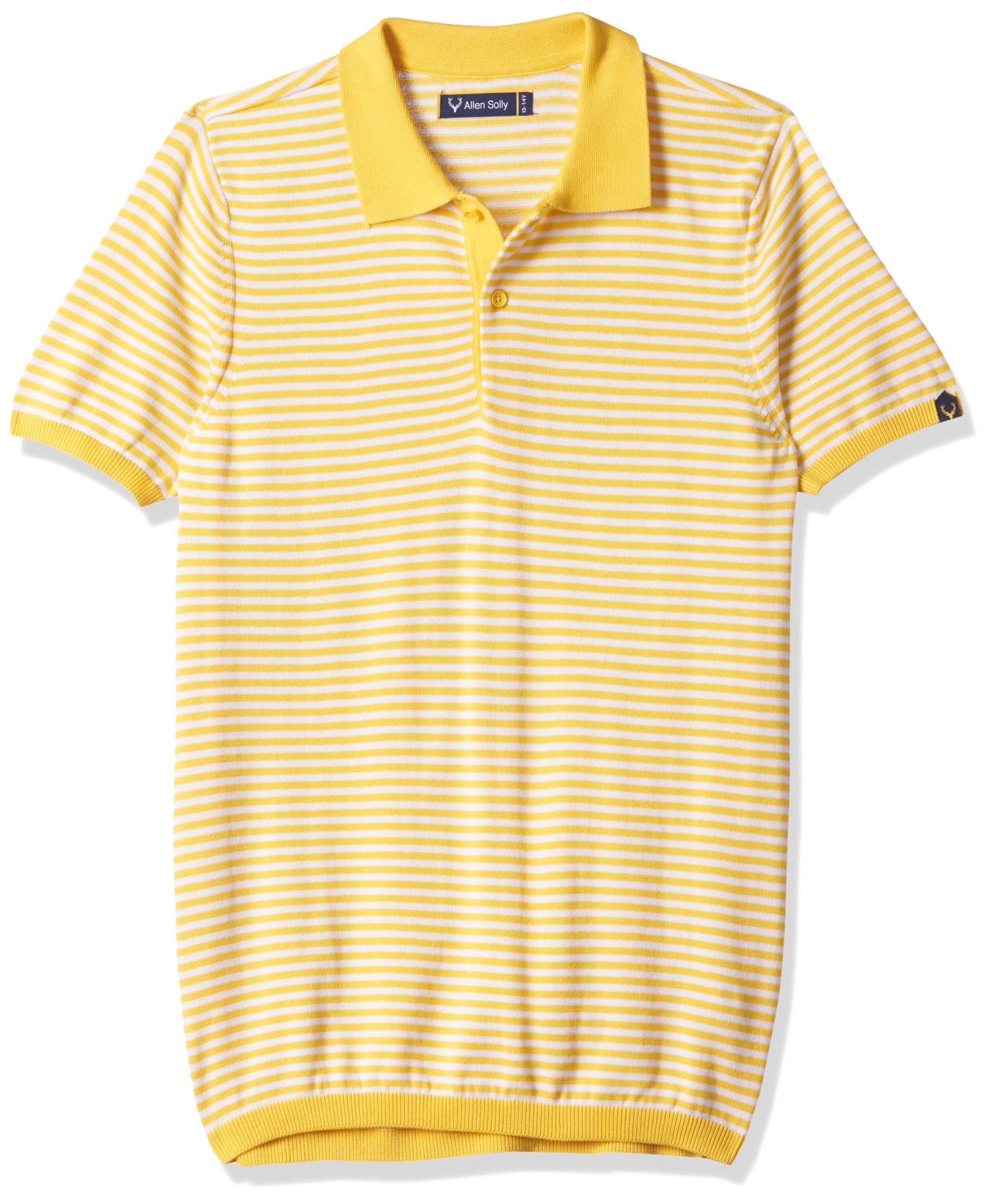 Allen Solly Boys Regular Fit Striped Polo Neck Polo Shirt