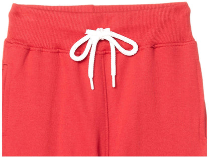 T2F Boys Regular Fit Mid Rise Track Pant Red