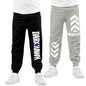 Kyda Kids Boys Cotton Printed Track Pants (Pack Of 2)