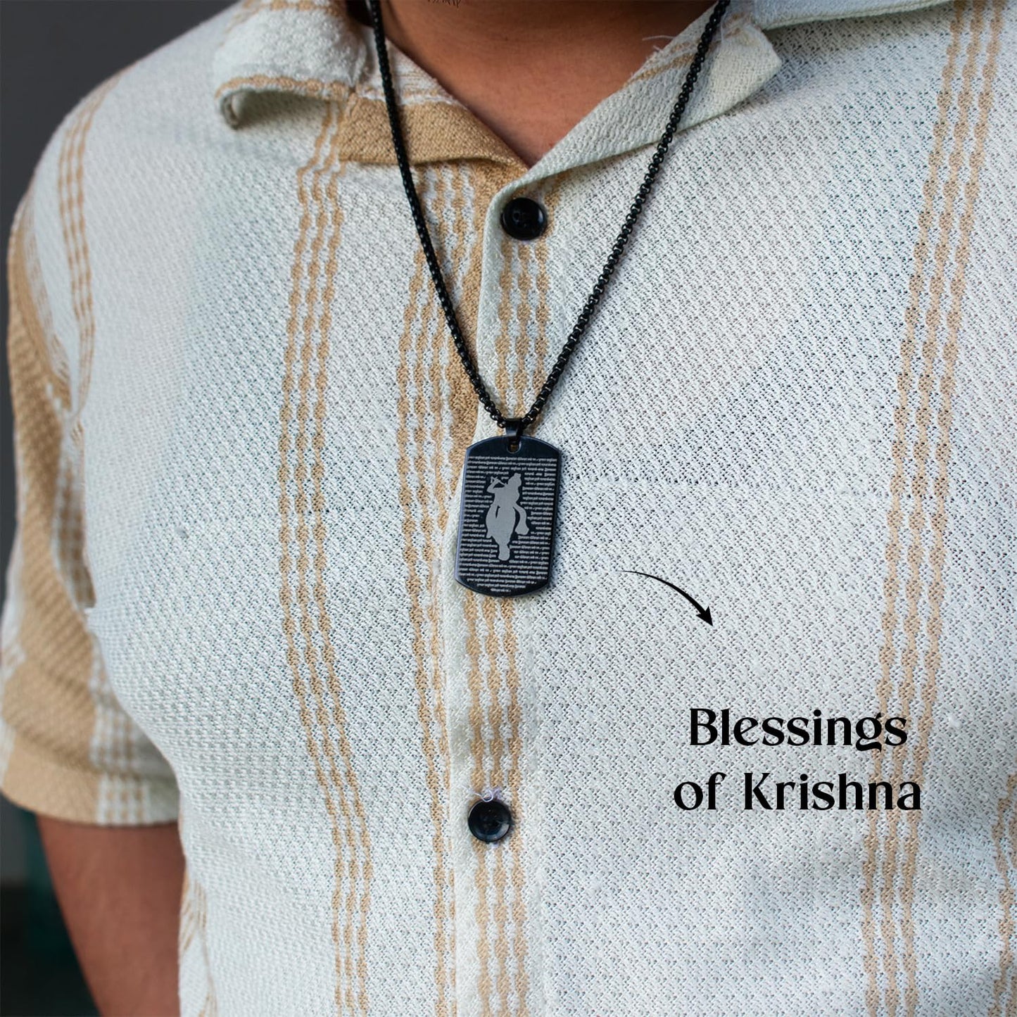 Astrotalk Shree Krishna Maha-Mantra Kavach | Blessings, Prosperity & Strength | 108 Hours Energized by Top Astrologers | Engraved Lord Krishna Pendant