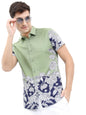 Ketch Men Olive Slim Fit Shirt