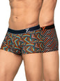 XYXX Mens Cotton Striped (Pack of 2) CR16_Trunk_01_2_3_Yellow Black Stripes
