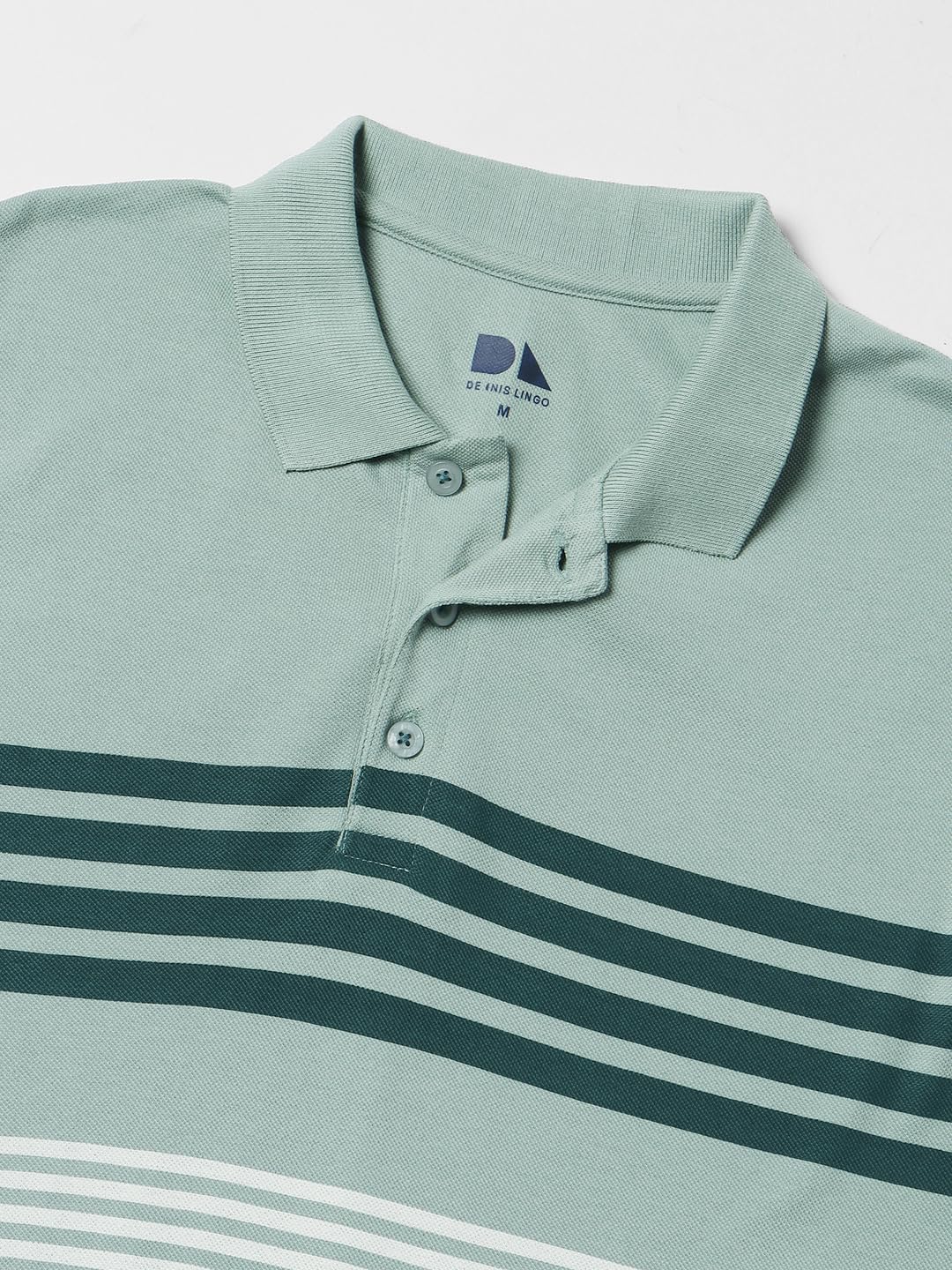 Dennis Lingo MenS Slim Fit Polo T-Shirt Teal