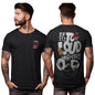 Peppyzone Mens Regular Fit T-Shirt (PZ-Trendy-46_Black