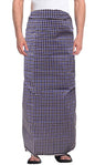 Weavers Villa Mens 100% Cotton Multicolored Unstiched Lungi (2 Mtrs) - Pack of 1