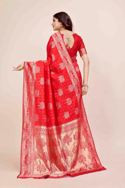 Shasmi Womens Banarasi Saree Pure Kanjivaram Silk Saree Soft new ladies 2025 Design Wear Pattu Sarees Latest Party Sari collect
