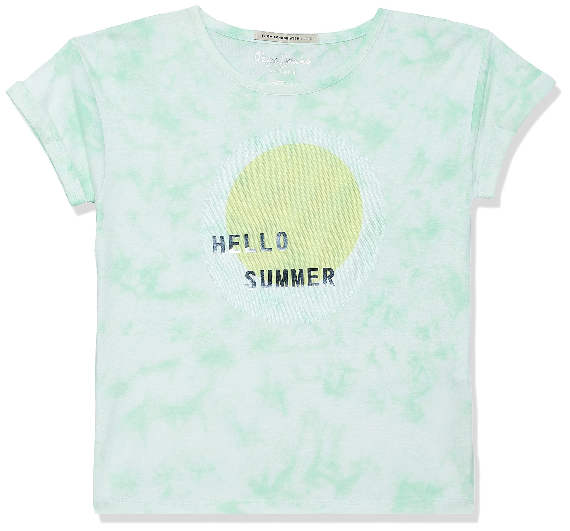 Pepe Jeans GirlS Regular T-Shirt (Pg502578_Green 4 Years)