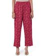 Aurelia Pink Printed Winter Narrow Palazzo (Size: 2XL)-24NOA60330-704457