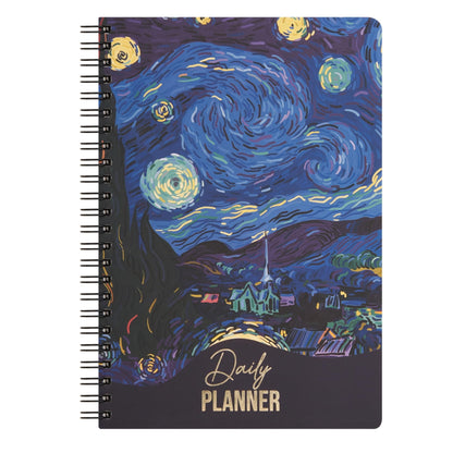 Doodle Undated Daily Planner | A5 | 172 Pages | 80 Gsm | 3 Months Schedule, To-Do List, Daily Priorities, Appointments, Deadline