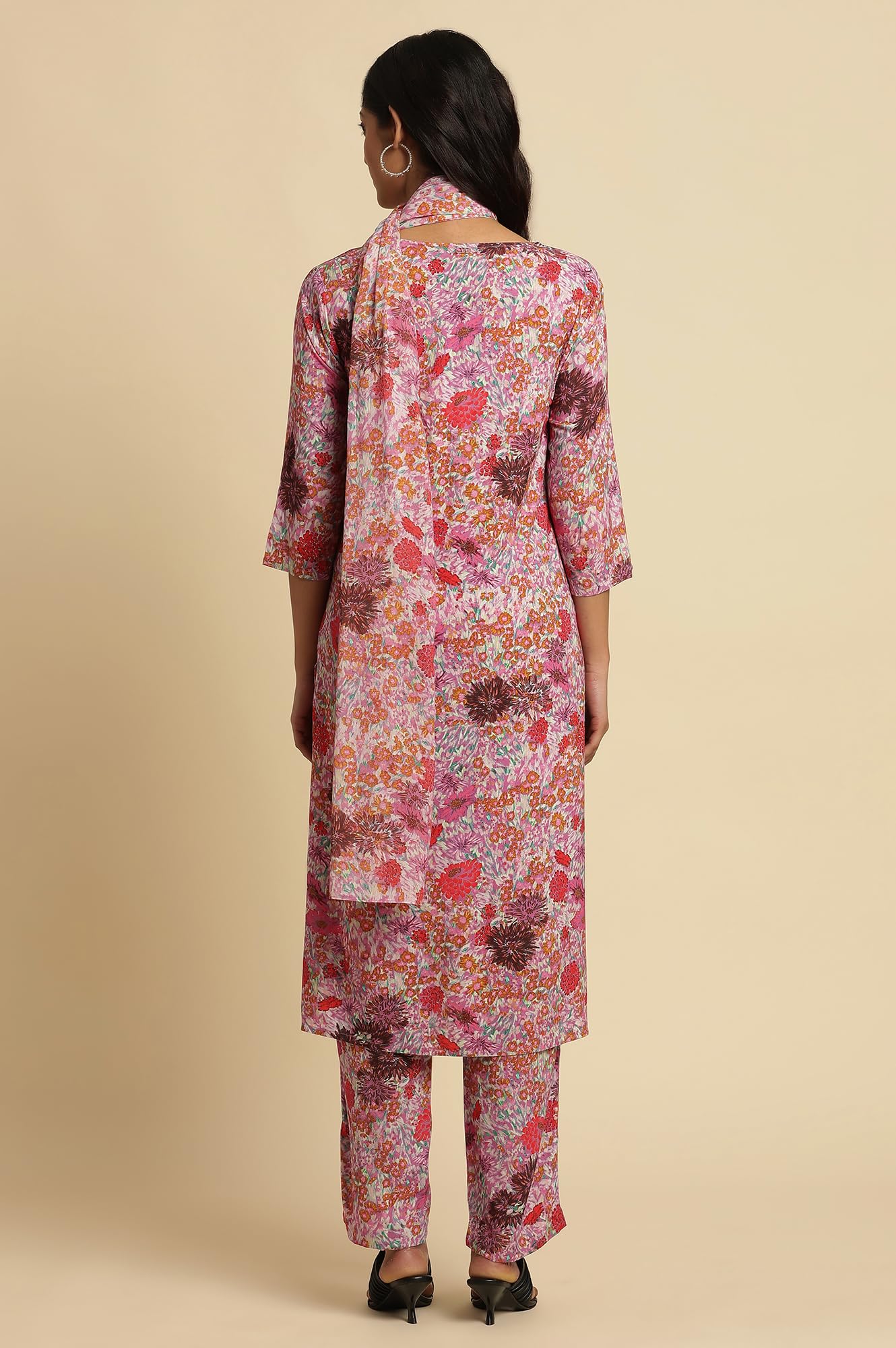 W for Woman Viscose Womens Kurta Pant With Dupatta Set