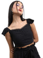 Ketch WomenS Regular Fit Shirt (Khtp000185_Black