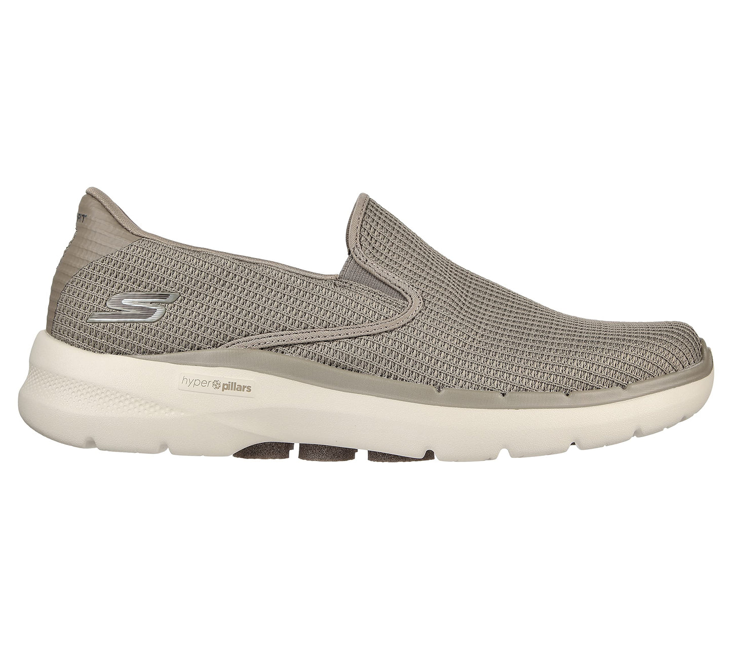 Skechers Men Go Walk 6 Anaglyph Vegan Lightweight Responsive Ultra Go Cushioning Sports Shoes