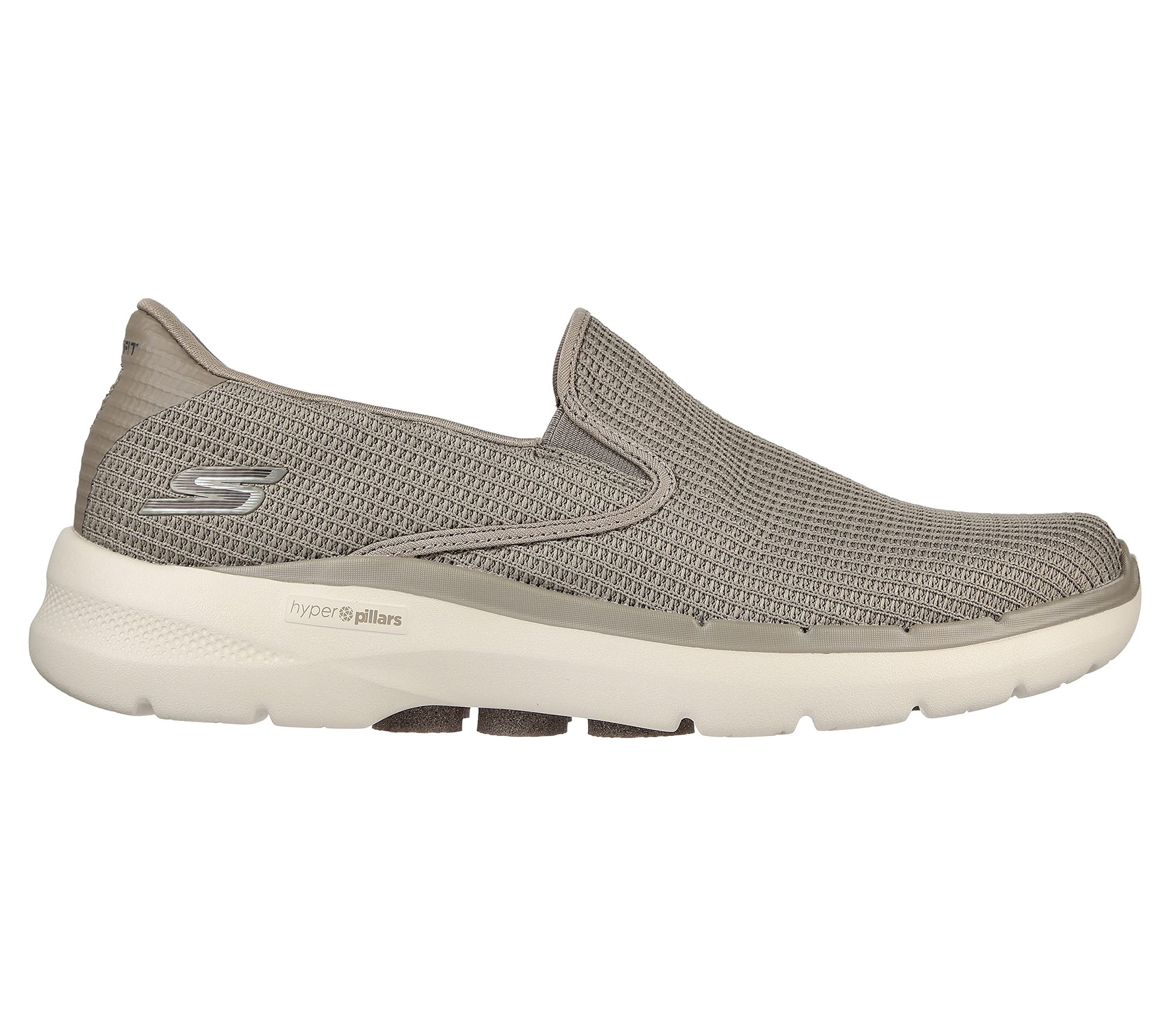 Skechers Men Go Walk 6 Anaglyph Vegan Lightweight Responsive Ultra Go Cushioning Sports Shoes