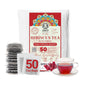 Akshit 50 Hibiscus Tea Bags, Pure Hibiscus Tea, Te De Hibisco from 100% Dried Hibiscus Flowers, Caffeine Free, Sugar Free, Stress Relieving & Energy Tea