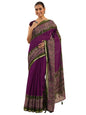 Libas Womens Printed Cotton Blend Saree With Blouse Piece