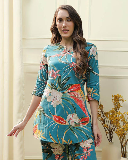 I Enterprise WomenS Cotton Tunic Knee-Length Dress (Y1_Inco-044_Multicolor7