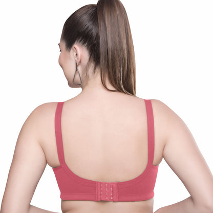 Trylo Riza Superfit WomenS Non Wired Non Padded Dual Layered Premium Fabric Bra Available In C To G Cups,Sizes 32 To 42 & Avail