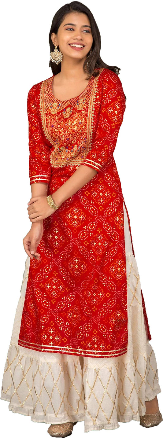 GoSriKi Women Kurti with Pant