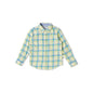 Pepe Jeans Boys Regular Fit Checked Shirts Lime Green