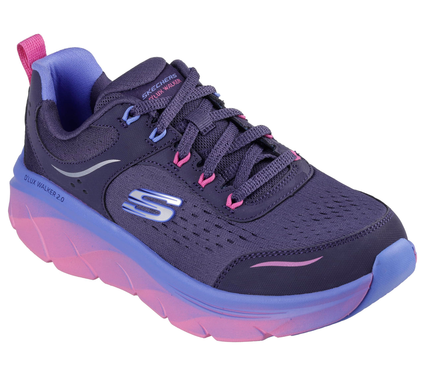 Skechers Men DLux Walker 2.0 Neon Sites Casual Shoes